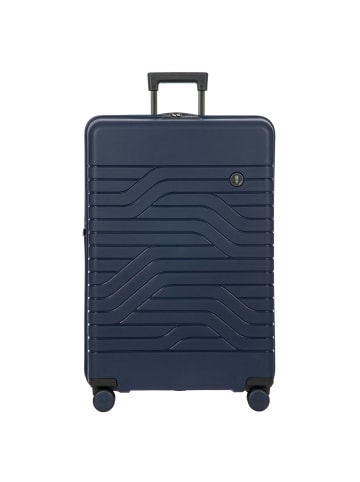 BRIC`s BY Ulisse - 4-Rollen-Trolley L 79 cm erw. in blau