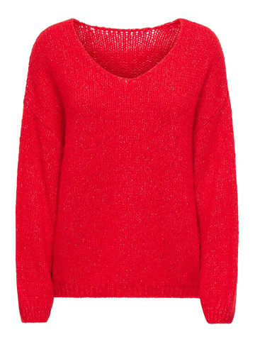 JDY Strickpullover in Racing Red