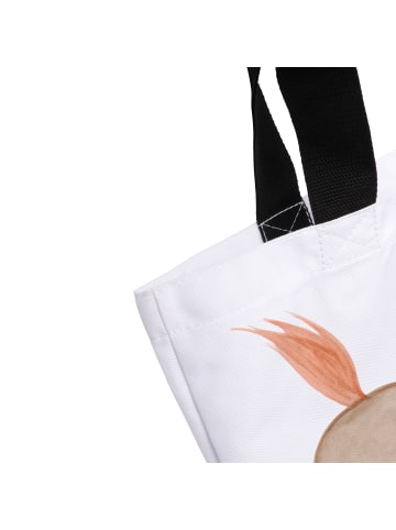 Mr. & Mrs. Panda Shopper Tasche Pferd Springen ohne Spruch in Weiß