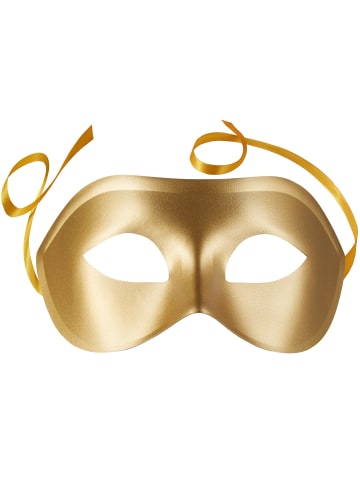 tectake Elegante Halbmaske in Einheitsgröße, gold