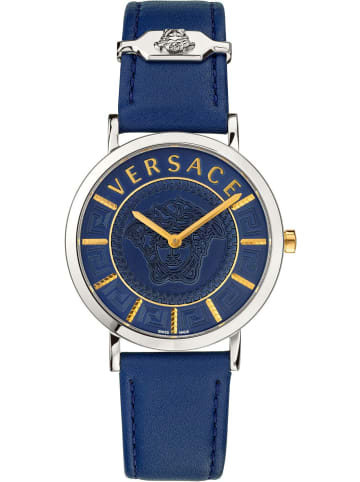 Versace Analoguhr für Damen in blau