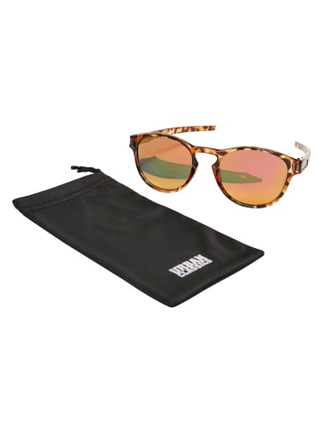 Urban Classics Sonnenbrillen in brown leo/orange