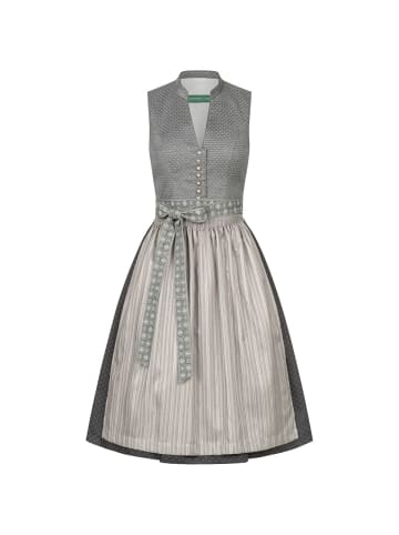 Country Line Midi Dirndl in Grau