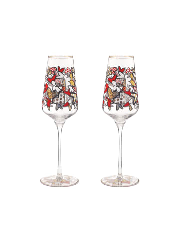 Goebel Sektglas " Britto- All We Need Is Love " in Bunt