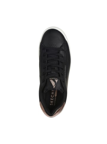 Skechers Sneaker "UNO COURT COURTED AIR" in Schwarz / Rosa Gold