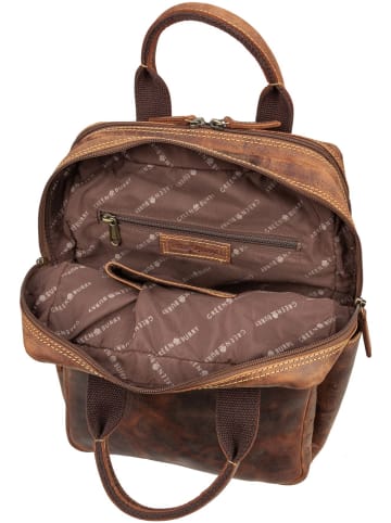 Greenburry Rucksack / Backpack Vintage 1567A Backpack in Sattelbraun