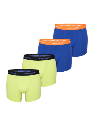 Happy Shorts Retro Pants Jersey in purple/lime