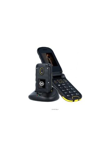 COFI 1453 HAMMER BOW Handy2G zwei Displays 2,4"/1,44" 1200mAh, 2 Mpx Schwarz-Gelb in Gelb