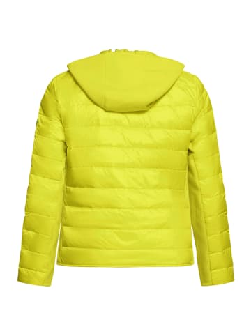 CARTOON Steppjacke mit abnehmbarer Kapuze in Neon Yellow