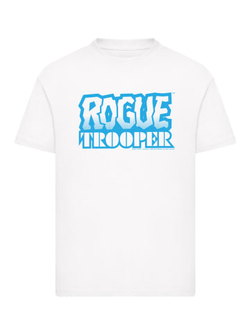 F4NT4STIC T-Shirt Rogue Trooper Comic Book Blue Logo in weiß