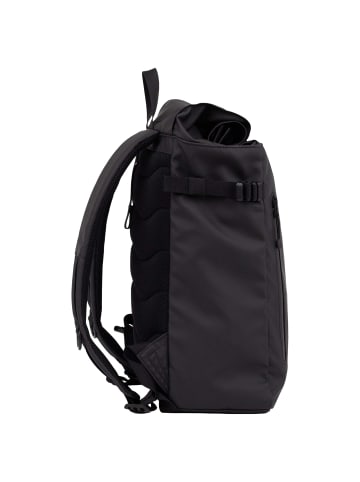 SANDQVIST Stream Slim Rolltop - Rucksack M 14" 60 cm (black) in schwarz