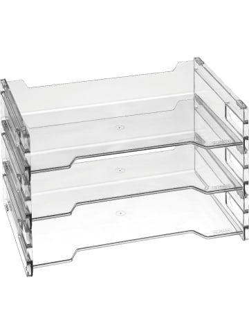 Herlitz Briefablage A4 quer transparent