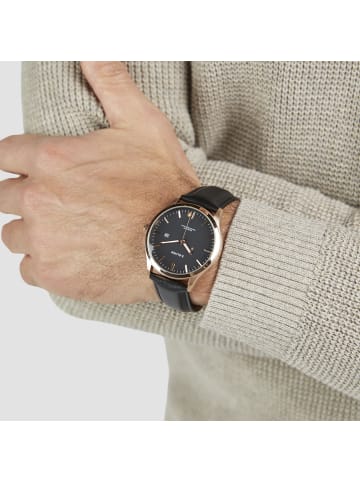 s.Oliver Armbanduhr Klassisch & Elegant in schwarz