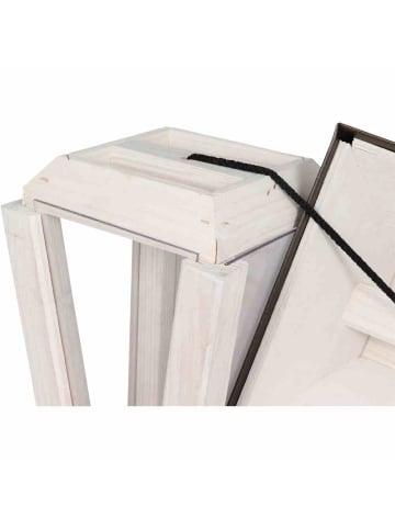 Siena Garden Futtersäule Felia Kiefer , 18,5x27 in Creme in Creme