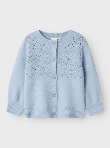 name it Strickjacke in Subdued Blue