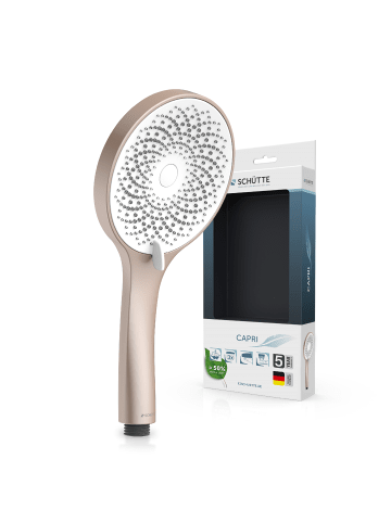 Franz Joseph Schütte CAPRI Handbrause, Rosé matt/Weiß
