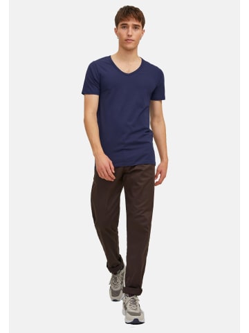 Jack & Jones T-Shirt Essentials in Dunkelblau / hellgrau