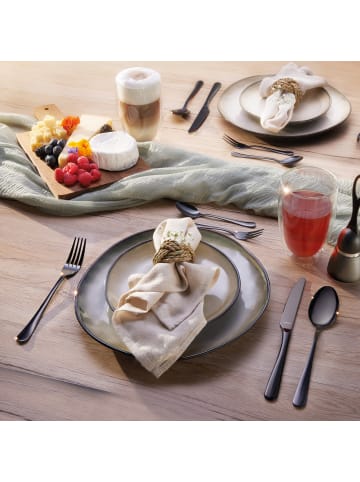 Kuppels 30-tlg. Besteckset DELIA in schwarz