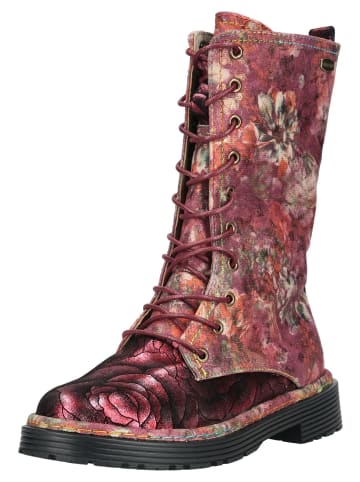LAURA VITA Stiefel in Rubinrot