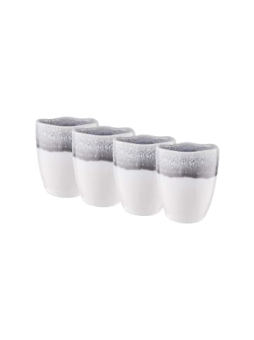 Butlers 4x Tasse 300ml ATLANTIS in Grau