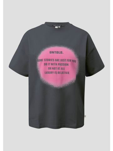 QS T-Shirt in 98D1_dunkelgrau