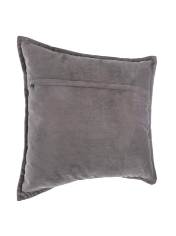Atmosphera Créateur d'intérieur Dekokissen anthrazit in Anthrazitfarben, 45 x 45 cm