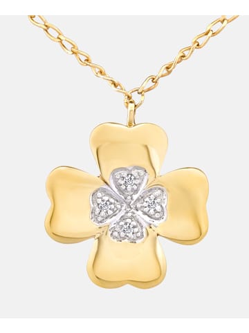 Diamant L'éternel Halskette aus 375 Gelbgold mit Diamant