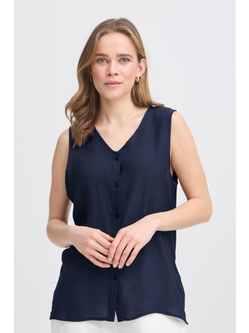 Fransa Ärmellose Bluse FRALYSSA Regular fit in Navy Blazer