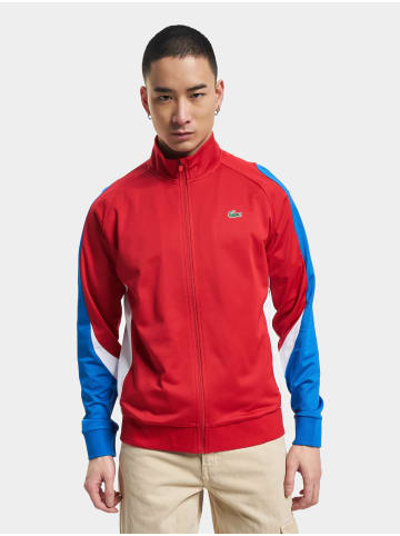 Lacoste Cardigan in red/marina-white