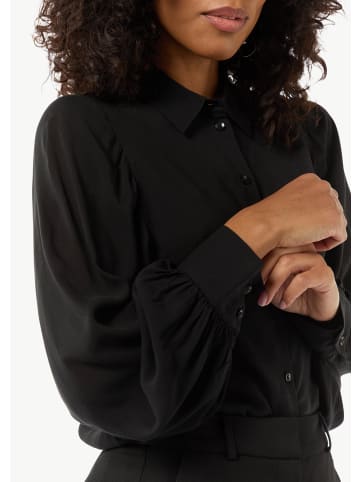 comma Bluse langarm in Schwarz