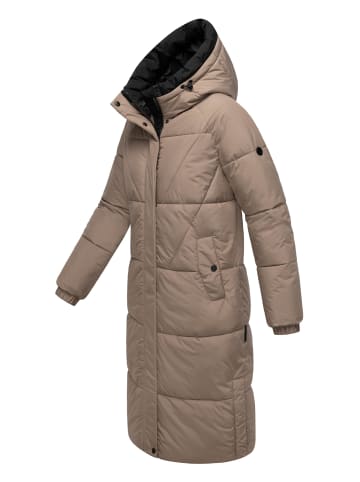 Marikoo Wintermantel Yaskaa 16 in Taupe Grey