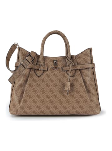 Guess Yesba Handtasche 37 cm in latte logo