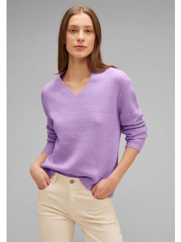 Street One Pullover in soft pure lilac melange