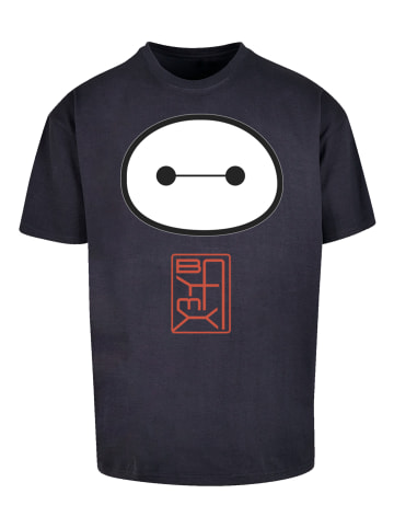 F4NT4STIC Heavy Oversize T-Shirt Big Hero 6 Baymax in marineblau