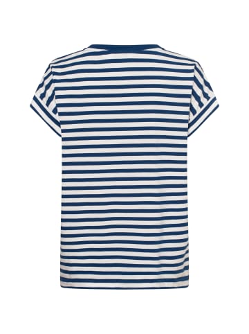 armedangels T-Shirt Idaara in blau weiß