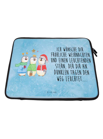 Mr. & Mrs. Panda Notebook Tasche Winterzeit Heilige drei Könige ... in Eisblau
