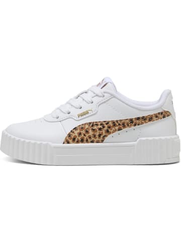 Puma Kinder Sneaker "Carina 3.0 Animal PS" in Weiß