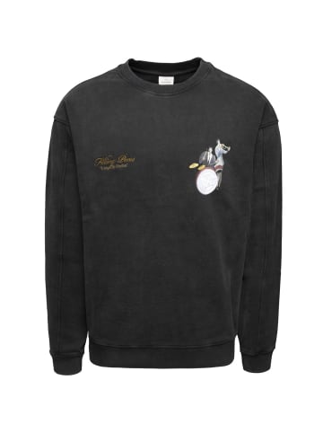 FILLING PIECES Sweatshirt Band Vintage in schwarz