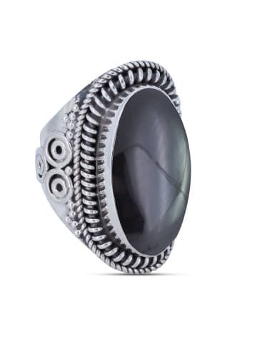 mantraroma 925er Silber - Ringe mit Onyx