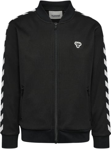 Hummel Kinder Trainingsjacke "Hmljr Archive Reg Poly Zip Jacket" in Schwarz
