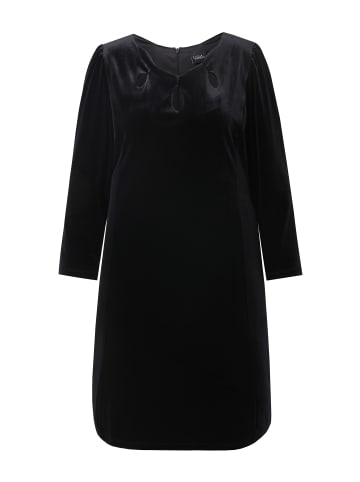 Ulla Popken Midikleid in schwarz