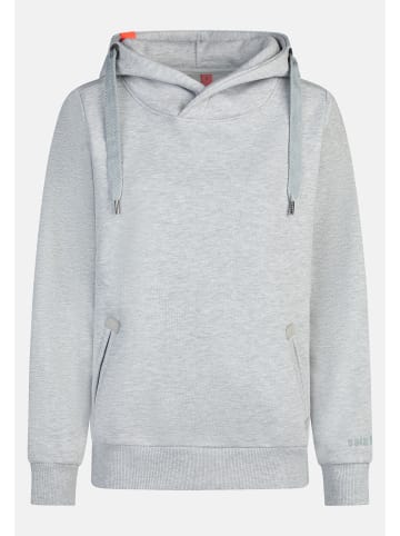 Salzhaut Hoodie SÜNN in Grey Melange