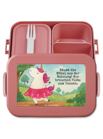 Mr. & Mrs. Panda Vesperbox Einhorn Ballerina Design mit Spruch in Rot Pastell