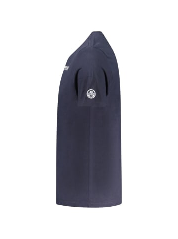 North Sails Blau Baumwolle Herren T-Shirt