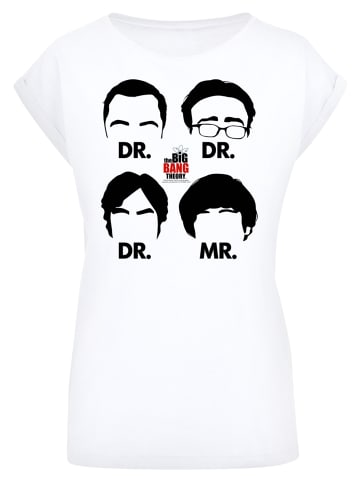 F4NT4STIC T-Shirt Big Bang Theory TV Serie Doctors And Mr in weiß