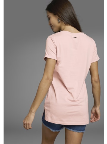 Laura Scott Longshirt in rose-schwarz