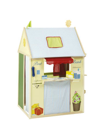 roba Spielhaus-Kombination, enthält Kaufladen, Kasperletheater, Tafel, Schalter