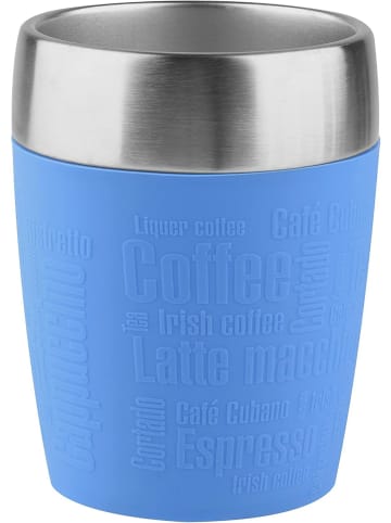 Emsa Isolier-Trinkbecher 514515 200 ml Dreh- Trinkverschluss blau Travel Cup 1 Stück