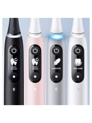 Oral-B Elektr. Zahnbürste "iO6 + Reiseetui" + 12 Aufsteckbürsten "Sanfte Reinigung"