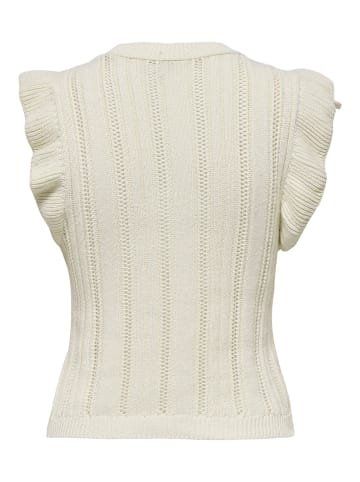 ONLY Gestricktes Oberteil in Ecru